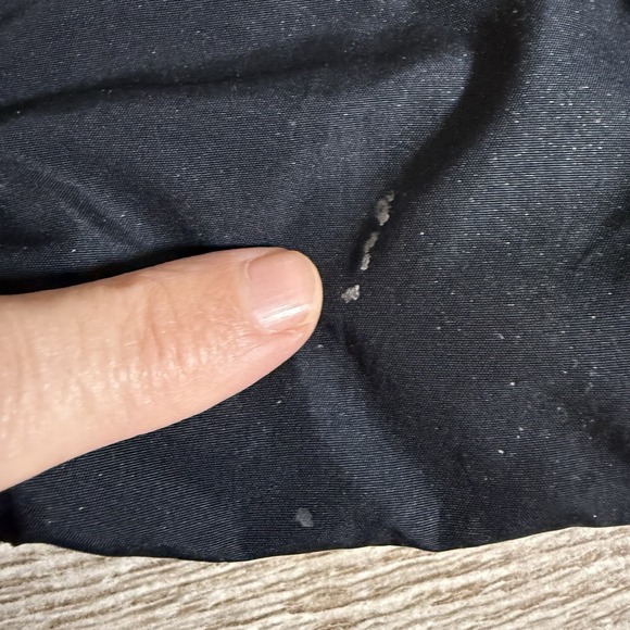 Calvin Klein Girls Black Hooded Long Puffer Jacket Faux Fur Trim Sz 6x - Picture 8 of 10